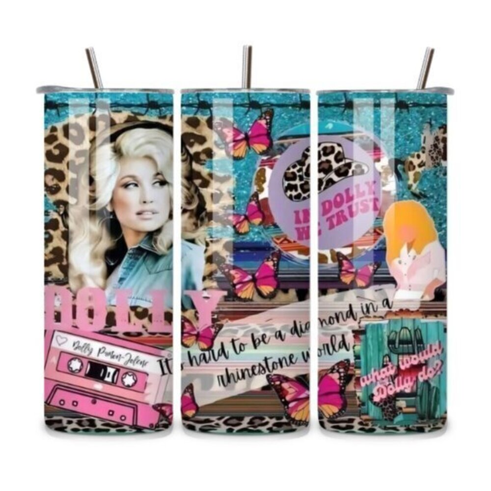 Dolly Parton 20oz Stainless Steel Tumbler